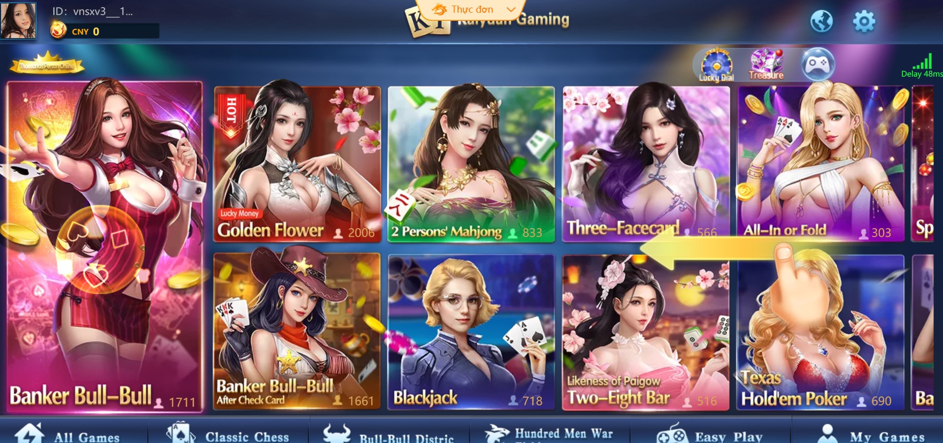 Game bài Tk88 với hàng trăm trò chơi đánh bài siêu vip